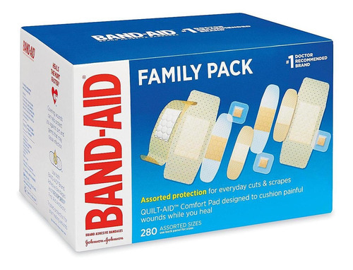 Band-aid Paquete Surtido De Curitas - 2 Cajas De 280
