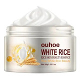 Crema Blanqueadora De Arroz Blanco Hidratante Antienvejecimi