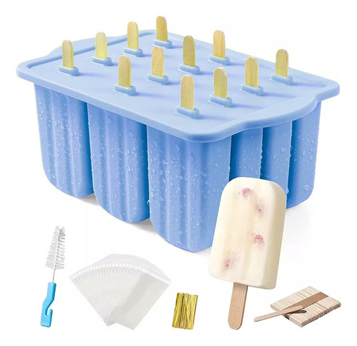 Molde Para Helados, Moldes Reutilizables Para Cubitos De Hie