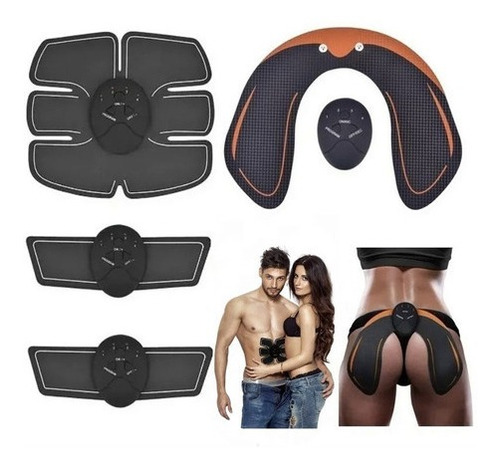 Kit Tonificador Muscular Elétrico Abdominal + Bumbum Glúteos