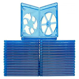 10 Pzas Estuche Blu Ray 11mm Sencillo Eco-box 