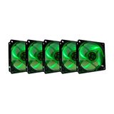 512sl Bgn 120 Mm 4 Pines 3 Pines Led Verde Ventilador D...