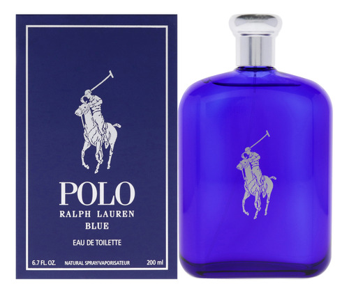 Perfume Ralph Lauren Polo Blue Edt En Aerosol Para Hombre, 2