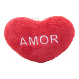 Almofada Coração Amor Vermelho 40x15x50cm
