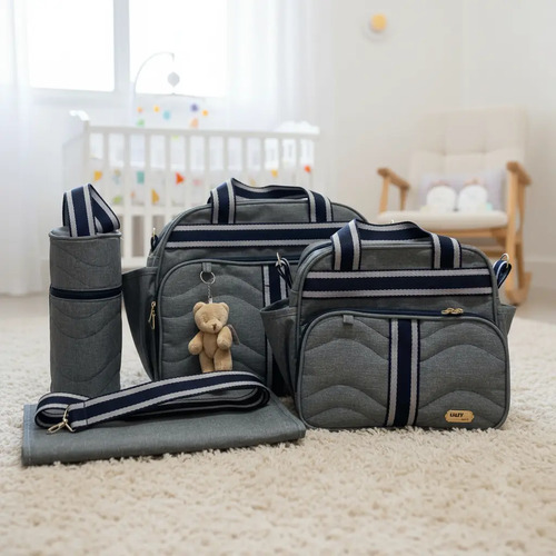 Kit Bolsa Mala Maternidade Menino Menina Bebe Lançamento | Parcelamento sem juros