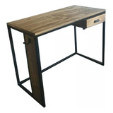 Mesa Escritorio Industrial Con Cajon 100x50 + Gancho Escolar