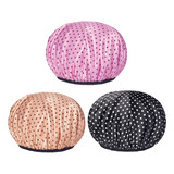 3pzs Gorro Baño Ducha Doble Capa Reutilizable Elastico