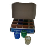 Caja De Vasos Dappen X 12 Unid Vidrio Dental Cosmetologa 