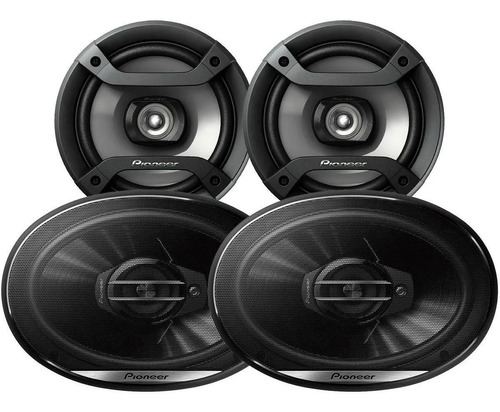 Combo Parlantes Pioneer 6x9 + 6 6,5 Pulgadas Luneta Y Puerta