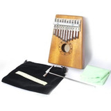 Kalimba Mahogany Turbo Km10 Com 10 Teclas Profissional