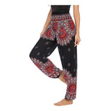 Mujer Pantalones De Yoga Deportivos Para Hombre Hippie Boho