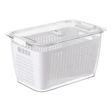 Caja Organizadora Con Cesta Refrigerador Despensa 1.7 Lt