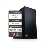 Pc Computador Completo Core I3 8gb Memoria Ssd 256gb Wifi