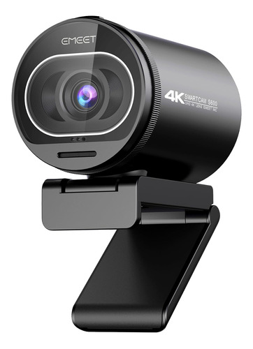 4k Webcam S600, Camara Web 1080p 60fps Con 2 Microfonos De