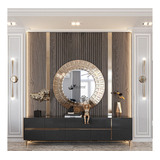 Credenza Bufeteraq Negra Con Dorado