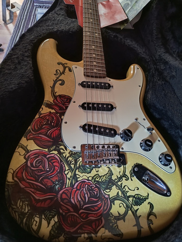 Fender Stratocaster Sss Mex Nueva Ed Esp David Lozeau Rose 