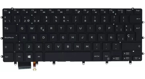 Teclado Dell Precision 5510 5520 5530 P56f Luminoso Español