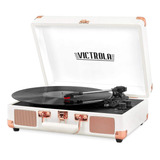 Victrola Tocadiscos Portatil De Maleta Estilo Vintage, 3 Vel