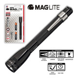 Linterna Maglite Americana Led 2 Pilas Aaa Con Clip Color De La Linterna Negro Color De La Luz Blanco