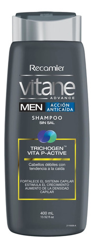 Shampoo Men Vitane Anti-caída - mL a $45