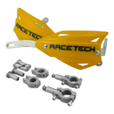 Cubremanos Racetech Vertigo Aluminio Color Amarillo Universa