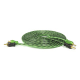 Cabo Rca 5 Metros Serie 200 Pro Blindado Injetado Verde 4mm