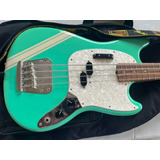 Bajo Eléctrico Fender Vintera Mustang 60s P 4 Cuerdas Verde