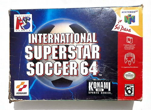 Jogo International Superstar Soccer  Gradiente Nintendo 64.