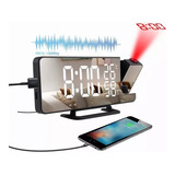 Reloj Despertador Digital Proyección Para Led Radio Airtop