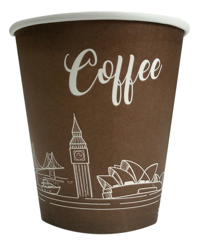 Vaso Desechable De Papel Para Café 12oz, Caja Con 1000 Pzas