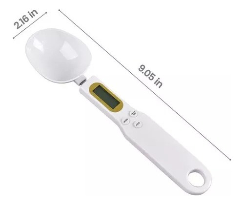 Cuchara Bascula Medidora Gramera Digital Lcd De Cocina 500g