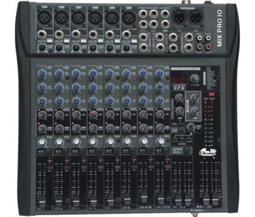 Consola Gbr Mix Pro 10 8 Canales Efectos Digitales Garantía