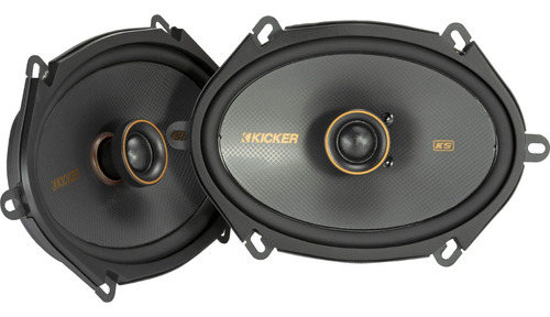 Bocinas Kicker 6x8 5x7 Pulgadas 47ksc6804 Ksc680 150 Watts Color Gris Oscuro