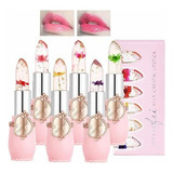 Lápices Labiales - Petansy 6 Pack Crystal Jelly Flower L