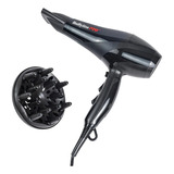 Secador De Pelo Profesional 2000 Watts Con Difusor Babyliss Color Negro