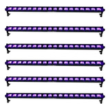 Barra Uv Led 18 Hyper Leds 5w Ultravioleta Luz Negra 6 Pz