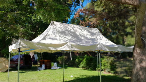 Techo Para Gazebo 6x3 Marca 3h Blanco - En Buen Estado