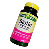 Pastillas Biotina 5000 Mcg
