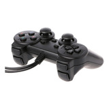 Conttrole Doble Usb Para Pc Unitec Tipo Play 2 Negro Analogo