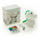 Regalo Creativo Luz Led Usb Recargable Dinosaurio Silicona