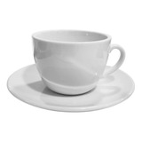 Taza Jarro Mug 365ml + Plato Tsuji Porcelana Linea 1900 X2pz