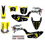 Kit Gráfico Biker R1de Xr250 Tornado Ades1vo 0.60 Mm Kr-13