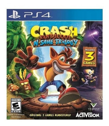 Crash Bandicoot N'sane Trilogy Playstation Ps4 Nuevo Vdgmrs