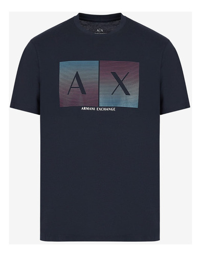 Playera Armani Exchange Algodón Logo Alx Original.