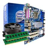 Kit Placa Mãe Lga 775 + Pentium Dual Cpu + Mem. 2gb + Cooler