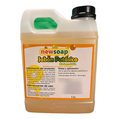 Jabon Potasico 1 Lt Insecticida Ecologico Biodegradable