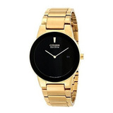 Citizen Hombres Eco-drive Goldtone Axiom Cronografo Reloj