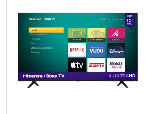 Pantalla 58  Pulgadas Hisense R6 Series Roku Tv