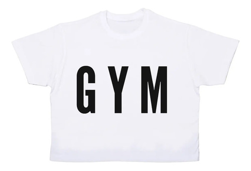 Playera Crop Top Deportivo Gym Ropa Mujer Deportiva | Meses sin interés