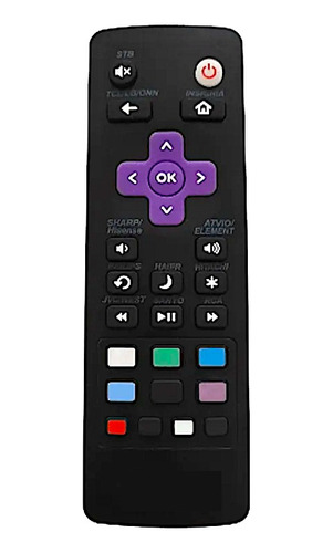 Controle Remoto Tv Philco Roku Smart 4k Netflix Youtube Nfe